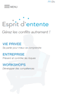 Mobile Screenshot of esprit-entente.ch